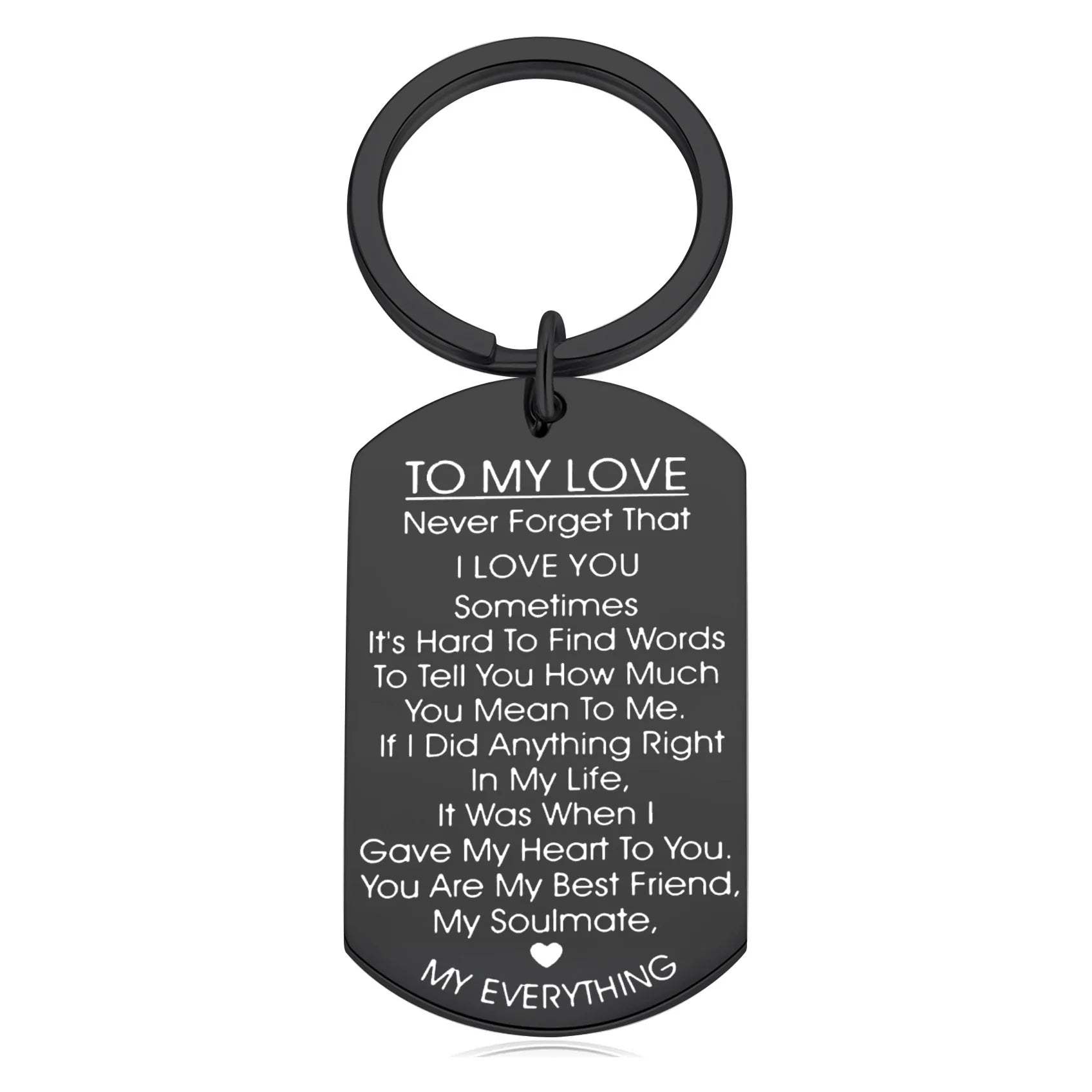 For Love - You Are My Best Friend, My Soulmate, MY EVERYTHING Couple Keychains