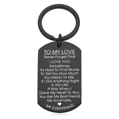 For Love - You Are My Best Friend, My Soulmate, MY EVERYTHING Couple Keychains