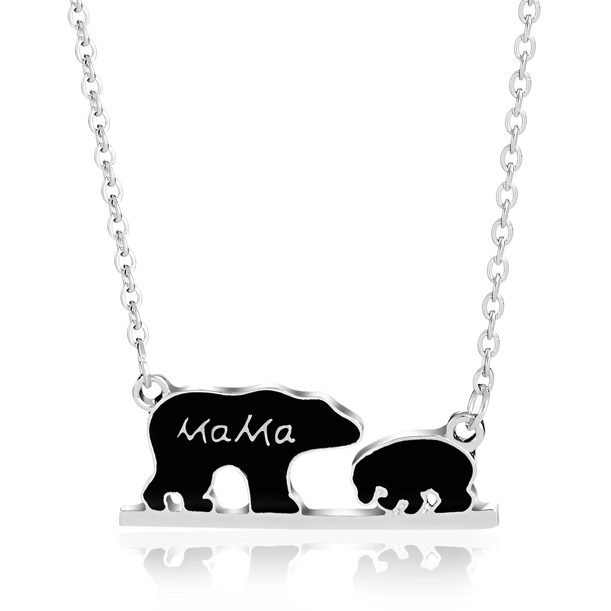 For Mom - Mama Bear And Little Bears Necklace