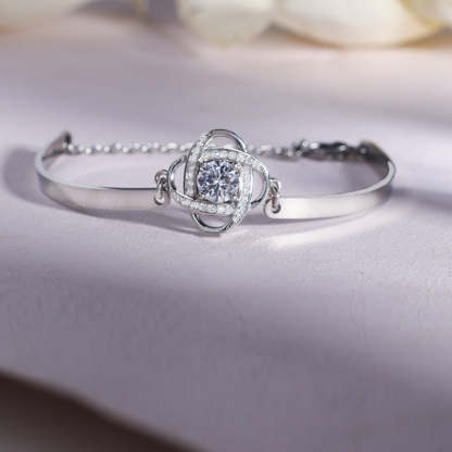 For Sister - There's No Greater Gift Than Sisters Diamond Knot Bracelet