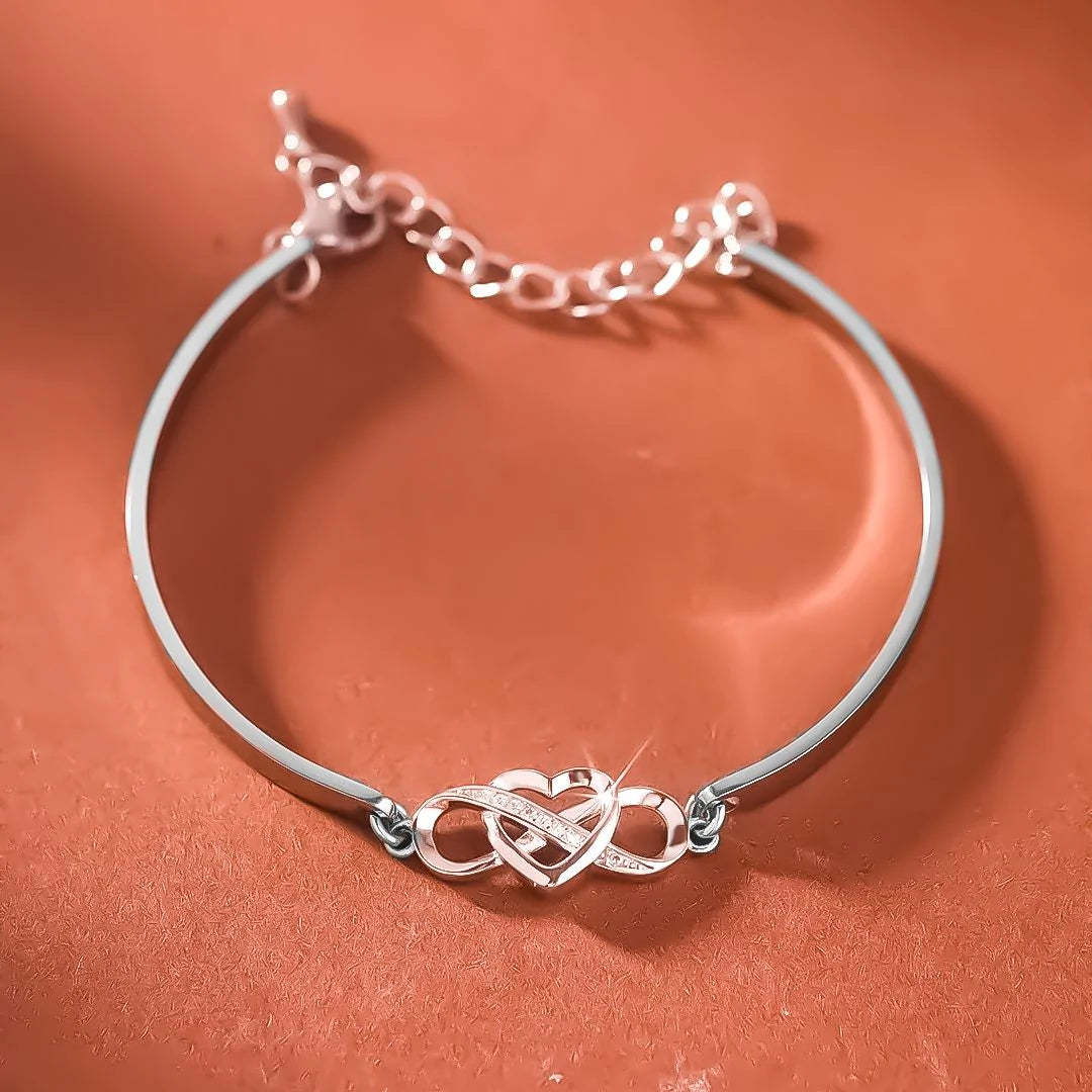 For Friend - Not Sisters By Blood But Sisters By Heart Infinity Bracelet-37bracelet
