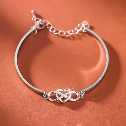 For Friend - Not Sisters By Blood But Sisters By Heart Infinity Bracelet-37bracelet