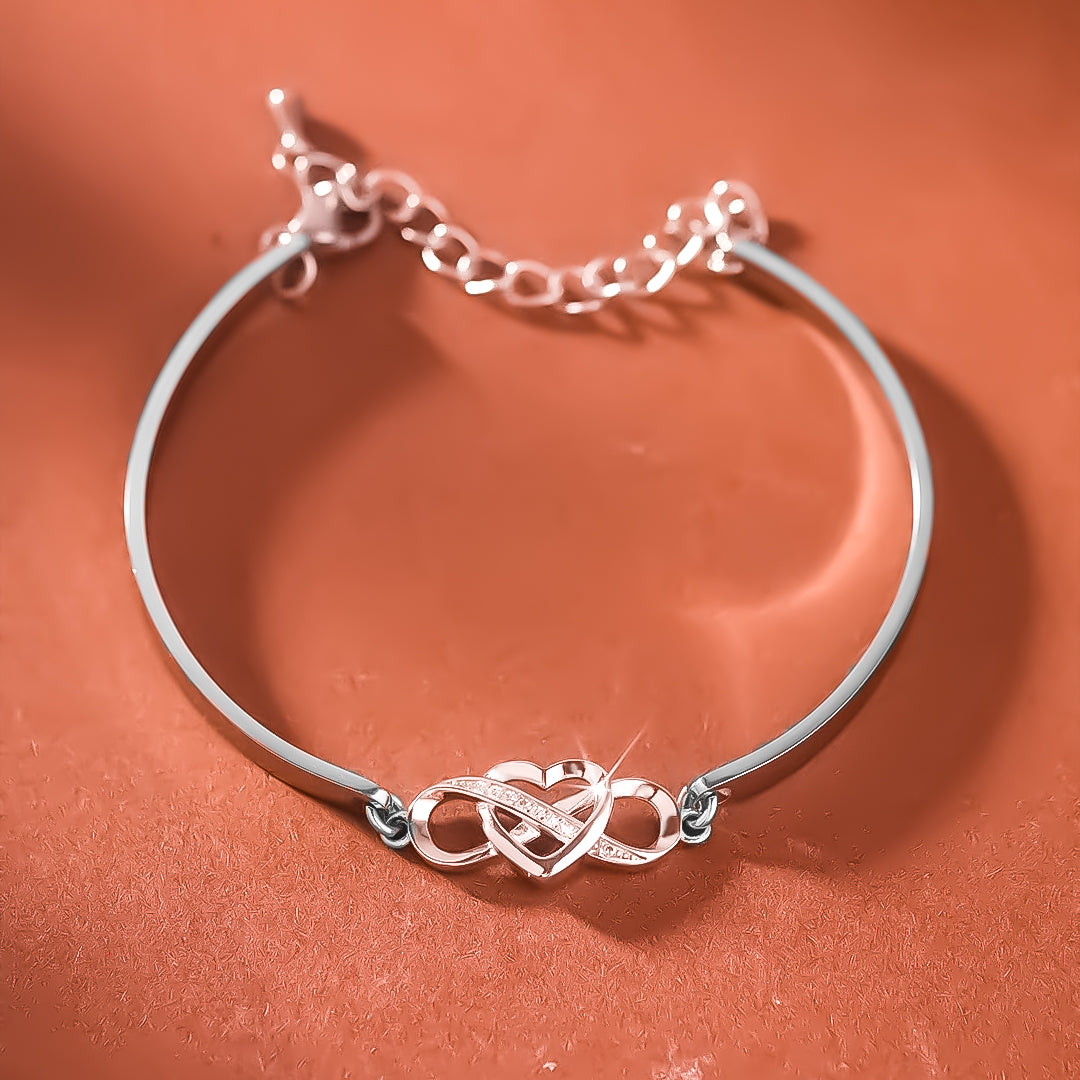 For Daughter- A Mother And Daughter's Love Is Never Seperated Infinity Bracelet-37bracelet