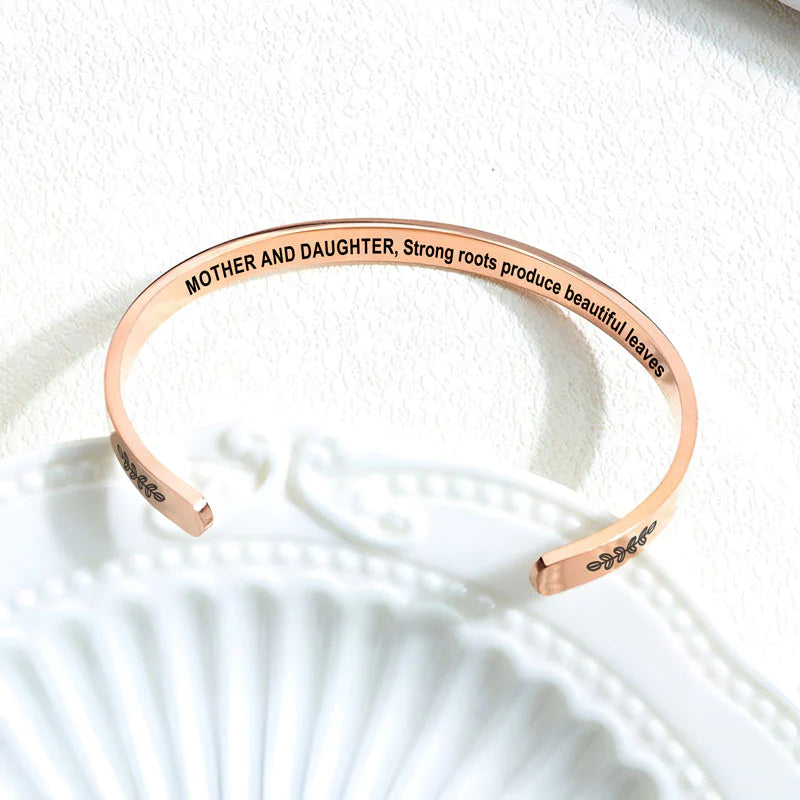 For Mom - Strong Roots Produce Beautiful Leaves Bracelet