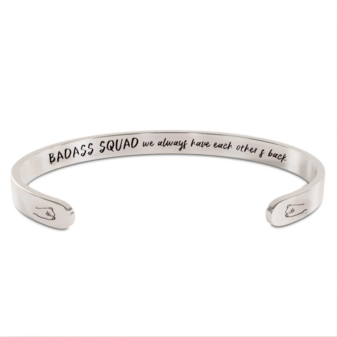 For Friends - Badass Squad We Always Have Each Other's Back Fist Cuff Bracelet-37bracelet