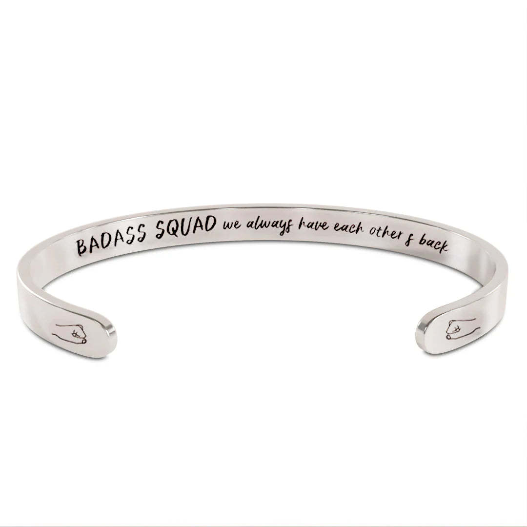 For Friends - Badass Squad We Always Have Each Other's Back Fist Cuff Bracelet-37bracelet
