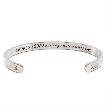 For Friends - Badass Squad We Always Have Each Other's Back Fist Cuff Bracelet-37bracelet