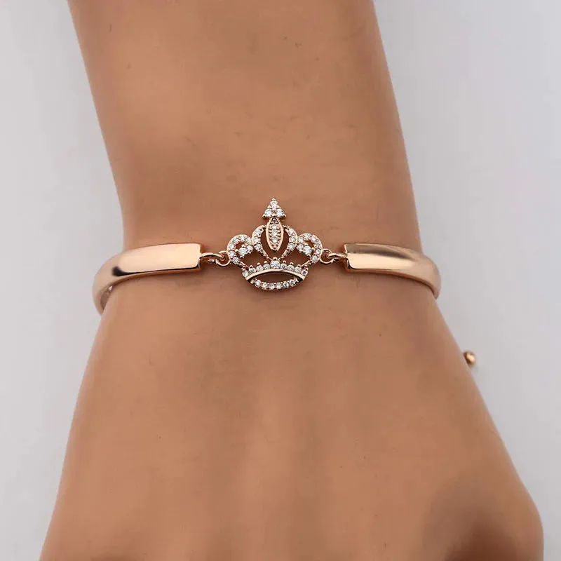 For Wife - I Will Love You Always Crown Bracelet