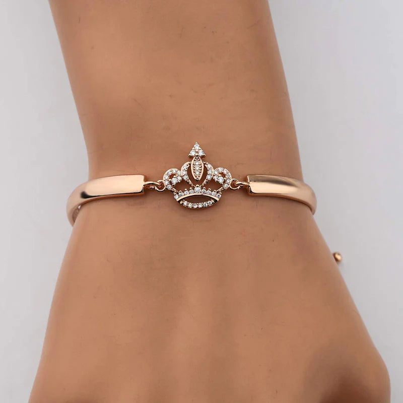 For Friend - Straighten Your Crown Crown Bracelet-37bracelet