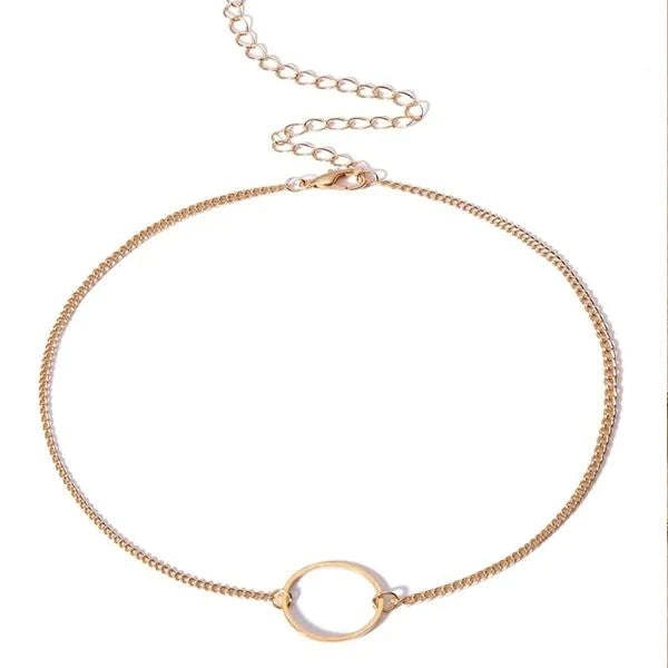 Circle Detail Choker-37bracelet