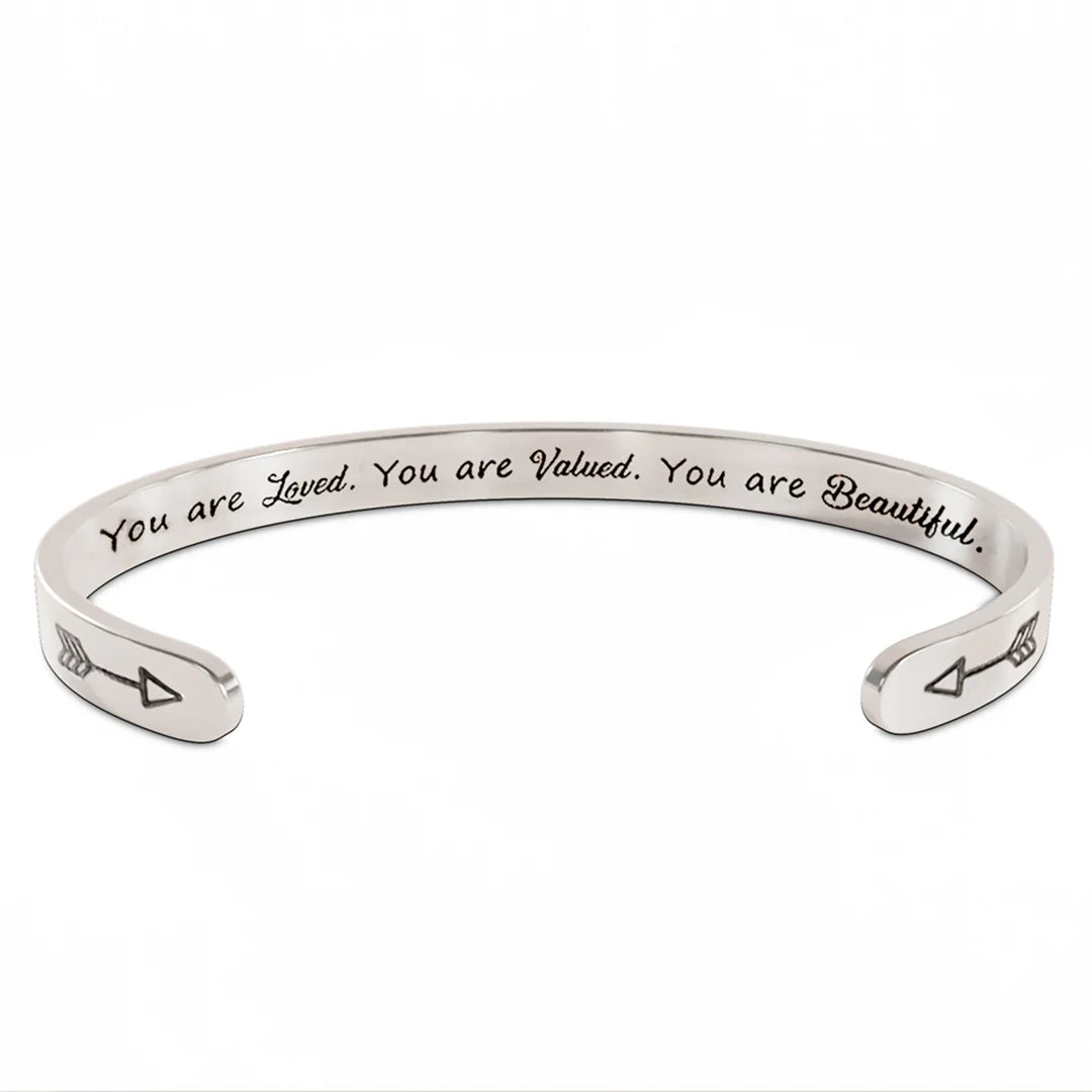 You Are Loved, You Are Valued, You Are Beautiful Bracelet
