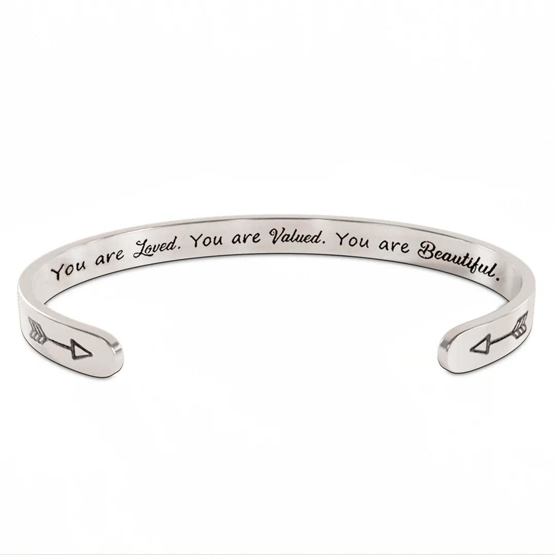 You Are Loved, You Are Valued, You Are Beautiful Bracelet