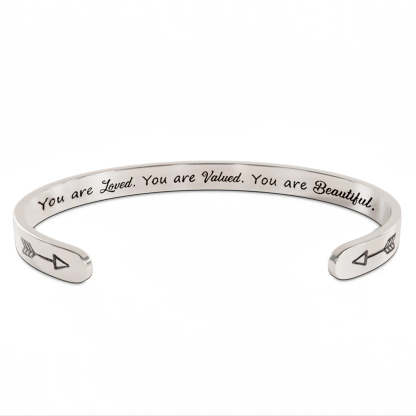 You Are Loved, You Are Valued, You Are Beautiful Bracelet