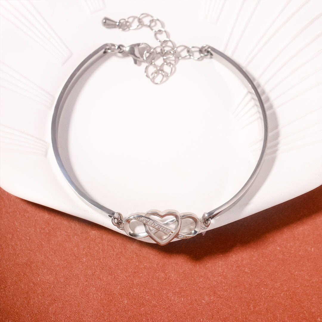 For Daughter- I Am Always With You Infinity Bracelet-37bracelet