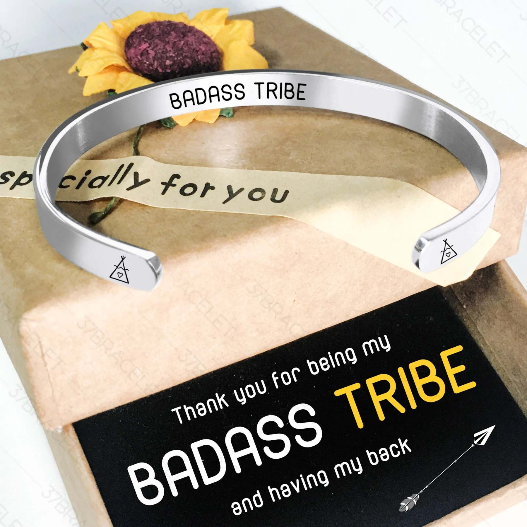 For Friends - Badass Tribe Cuff Bracelet-37bracelet