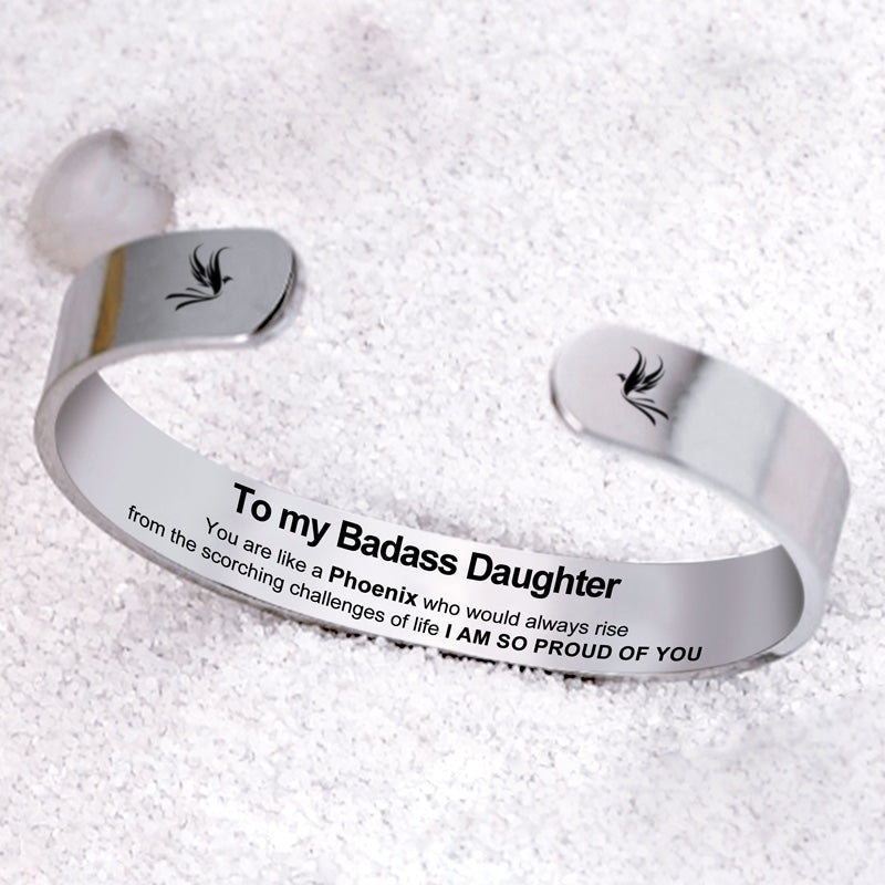 For Daughter- I Am So Proud Of You Pheonix Bracelet-37bracelet