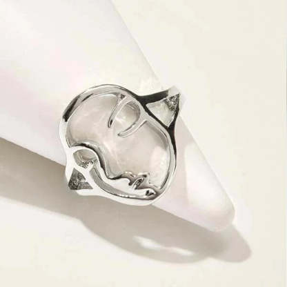 Face Design Ring-37bracelet