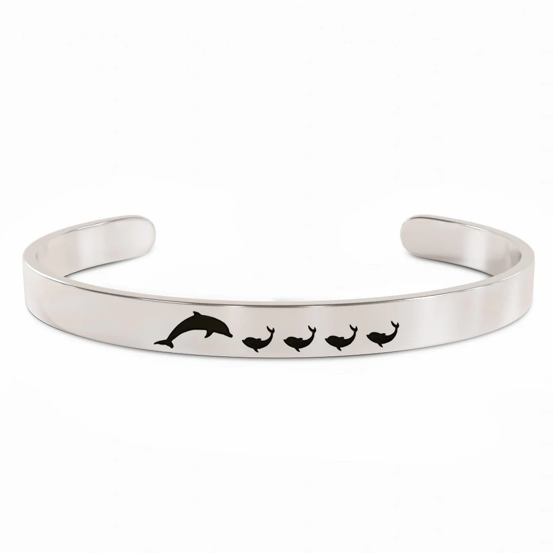 For Mom - Mama  Dolphin Bracelet