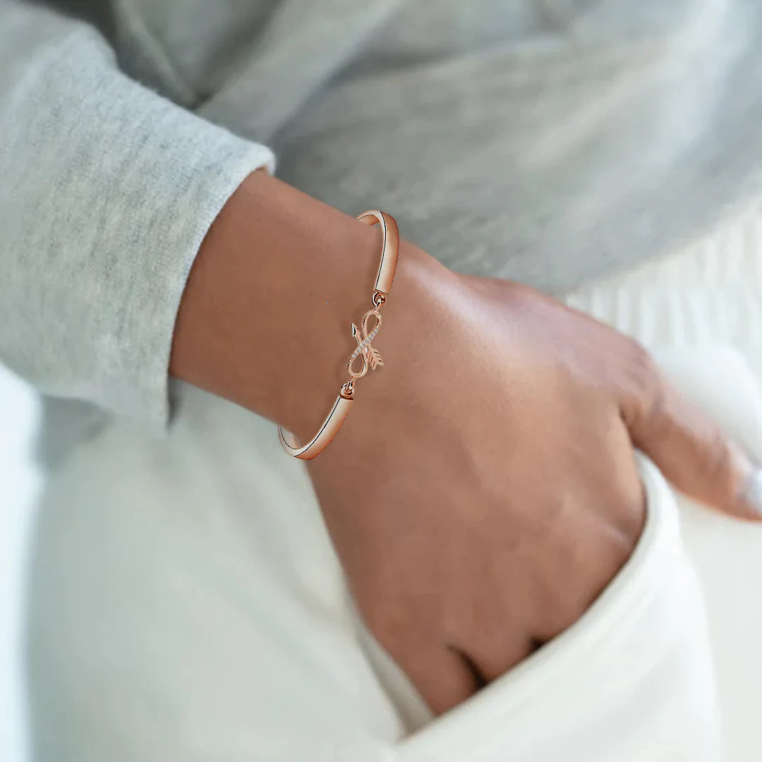 For Granddaughter/Daughter - KEEP GOING Infinity Arrow Bracelet-37bracelet