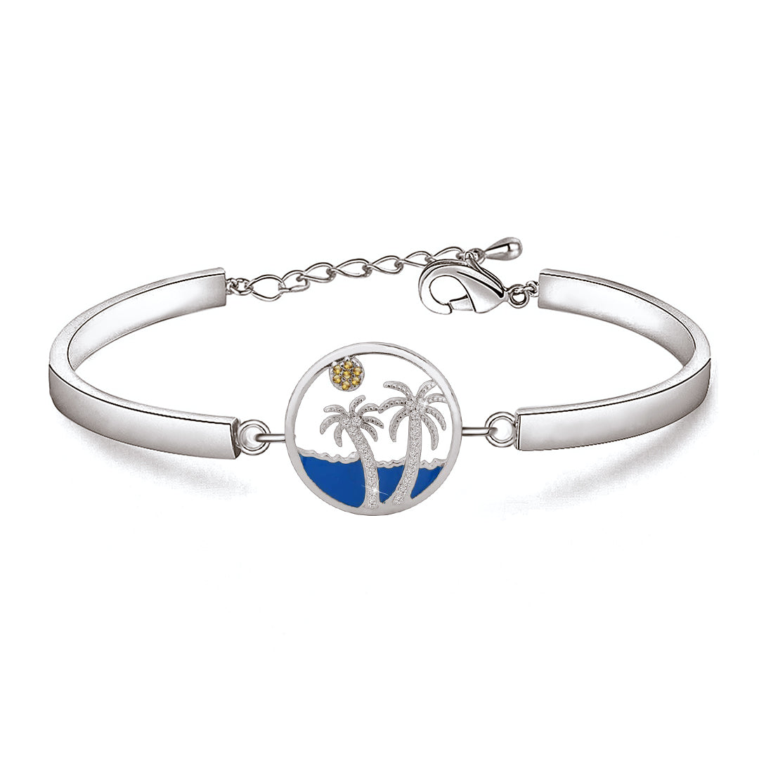 For Anyone - You Need To Slow Down And Breathe Palm Tree Bracelet-37bracelet