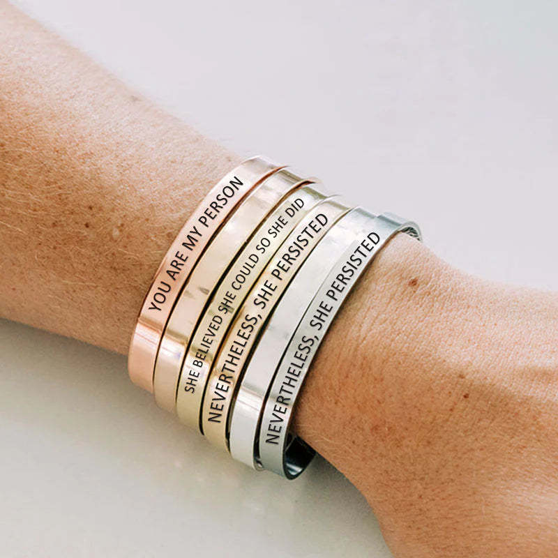 Nevertheless, She Persisted Bracelet