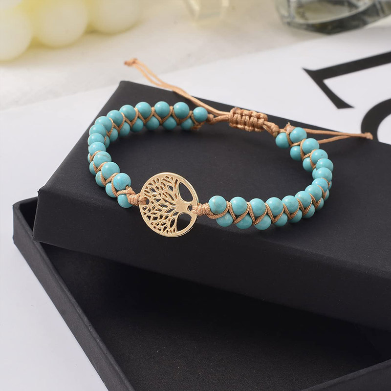 For Mother - The Mother Is The Family Root Life Tree Beads Bracelet