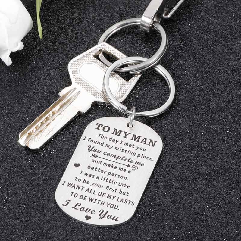 For Husband - I Want All of My Last to Be with You Keychain