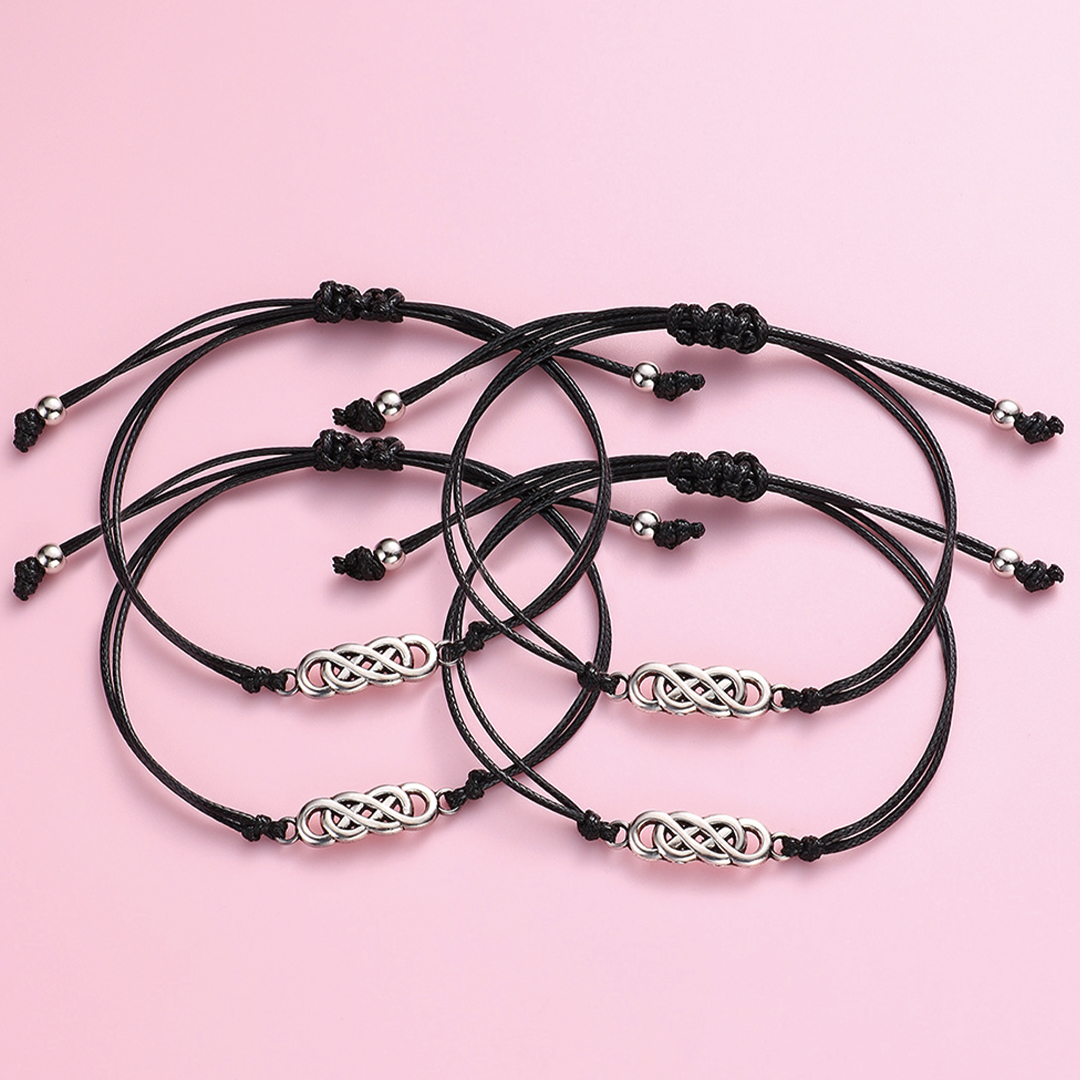 For Friend -  Our Friendship Means The World To Me Braided Bracelet
