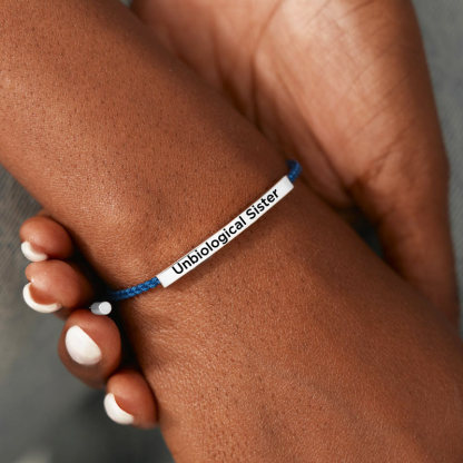 For Friend - Thank You For Being My Unbiological Sister Bracelet