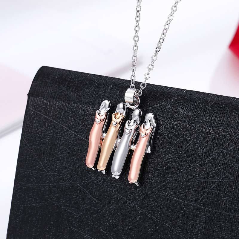 For Sister - A Sister Is God's Way Of Making Sure We Never Walk Alone Sister Necklace