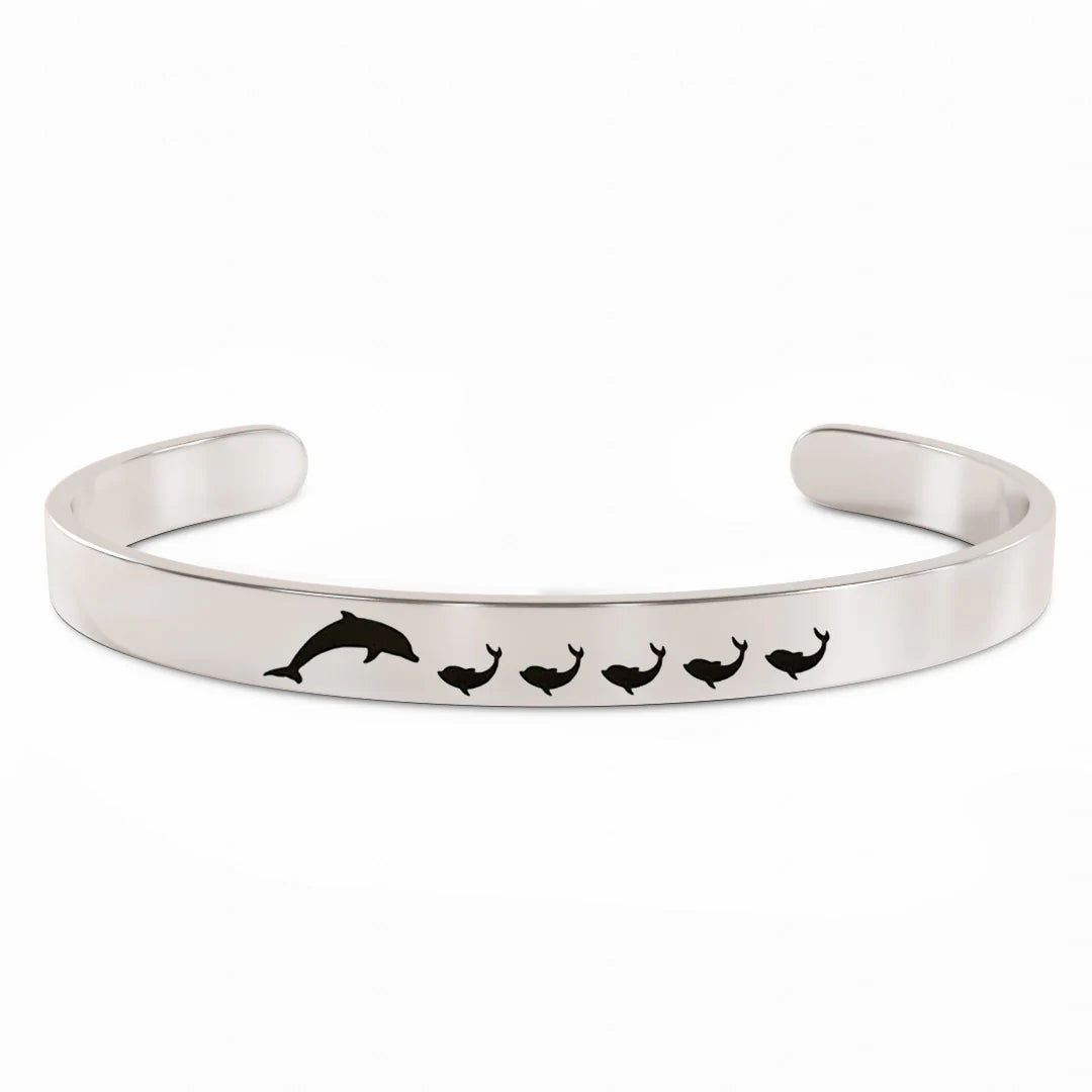 For Mom - Mama  Dolphin Bracelet