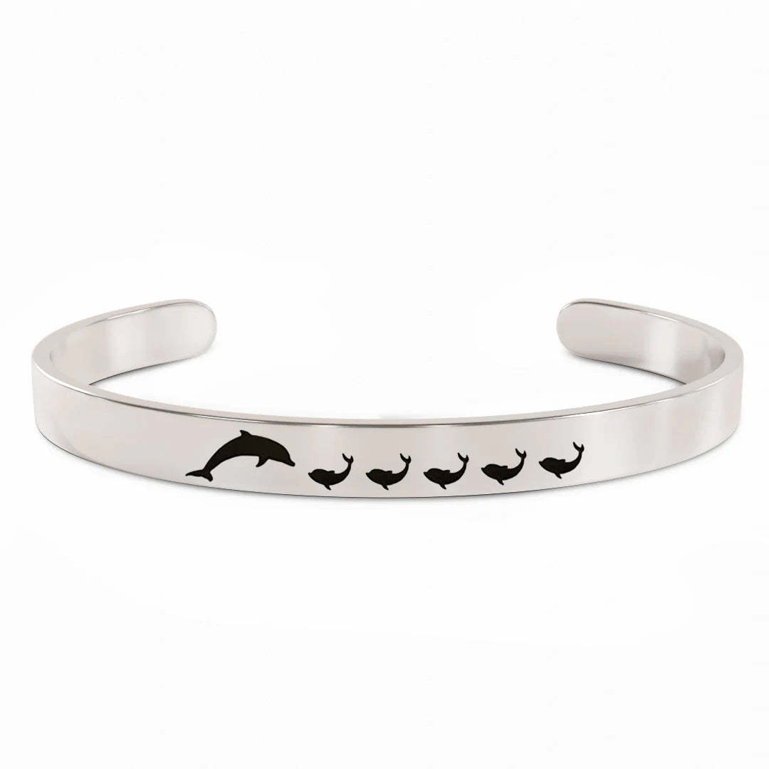 For Mom - Mama  Dolphin Bracelet