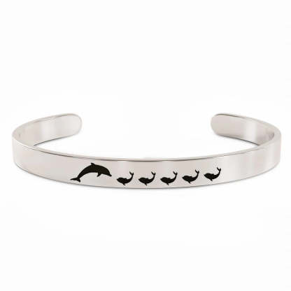 For Mom - Mama  Dolphin Bracelet