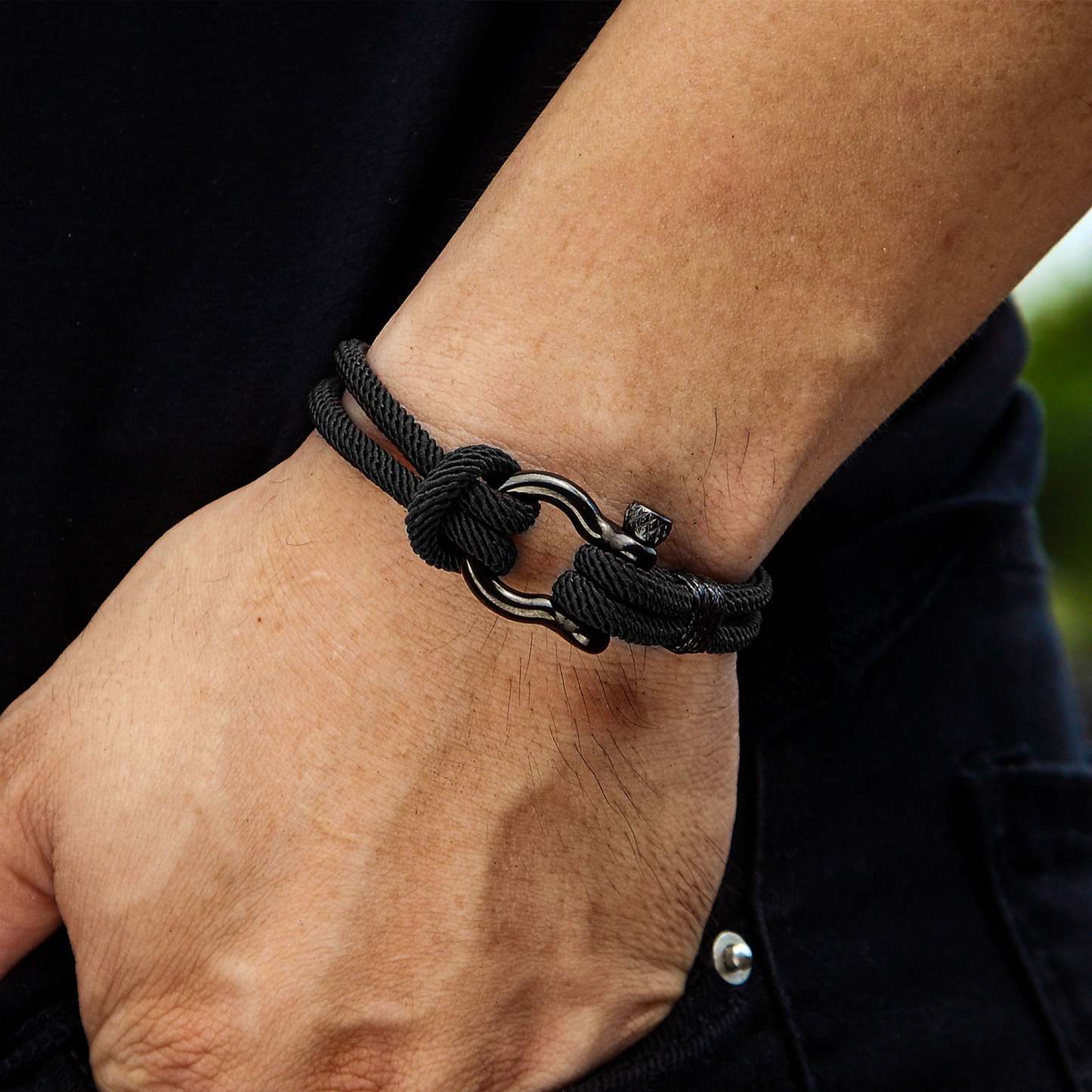 For Husband - Husband And Wife Forever Linked Together Knot Bracelet-37bracelet