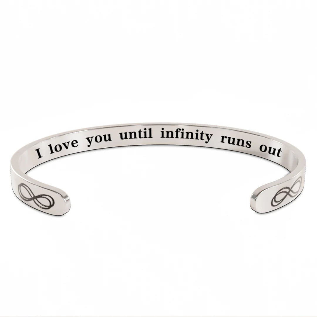 I Love You Until Infinity Runs Out Bracelet-37bracelet