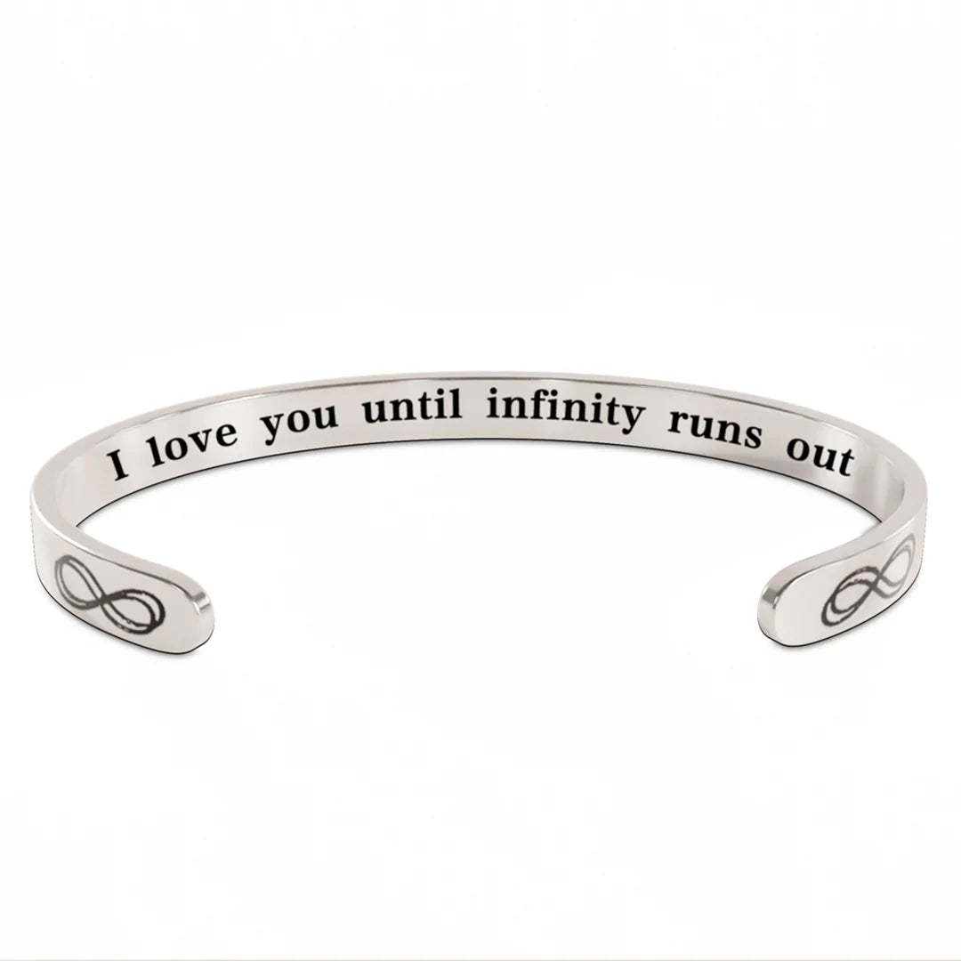 I Love You Until Infinity Runs Out Bracelet-37bracelet