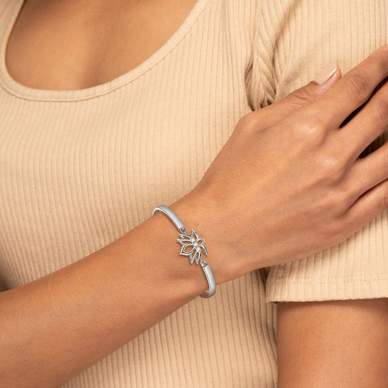 For Anyone - Breathe in  Breathe out Move on Lotus Bracelet-37bracelet