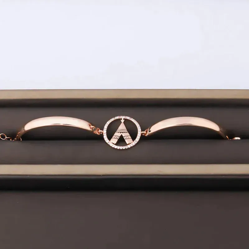 For Friend - Our Friendship Means The World To Me Tent Bracelet