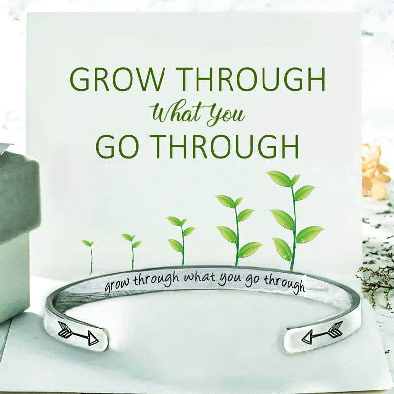 For Daughter - Grow Through What You Go Through Bracelet-37bracelet