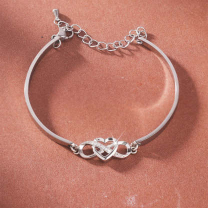 For Friend - Thank you for being my unbiological sister Infinity Bracelet-37bracelet