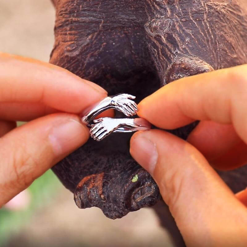 For Daughter - I Squeezed This Hug Ring Really Tight And Filled It With My Love And Light Hug Ring-37bracelet