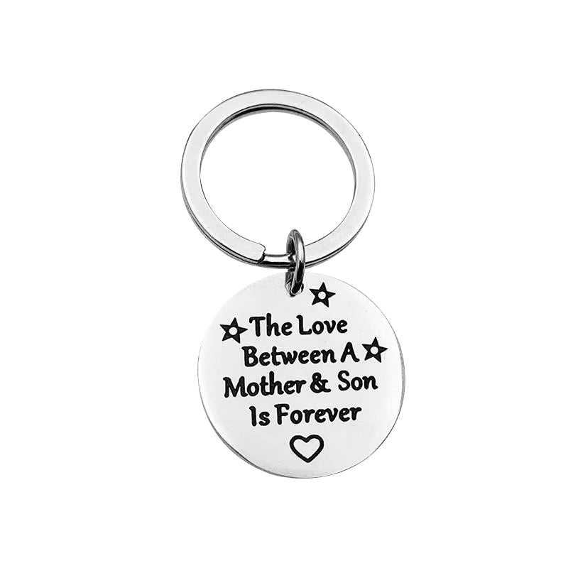 For Son - The Love Between A Mother & Son Is Forever Keychain