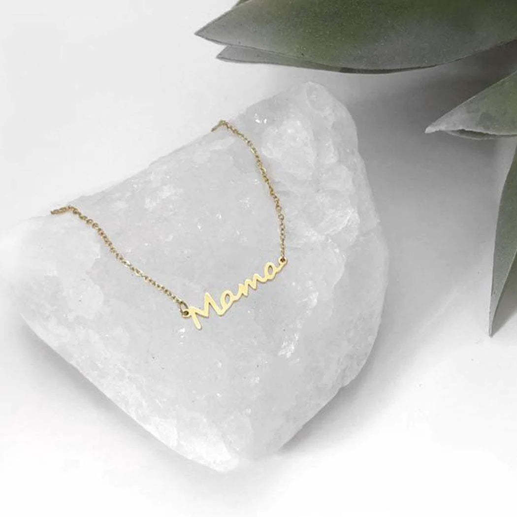 For Mom - Mama Letter Necklace