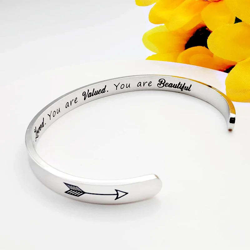 You Are Loved, You Are Valued, You Are Beautiful Bracelet