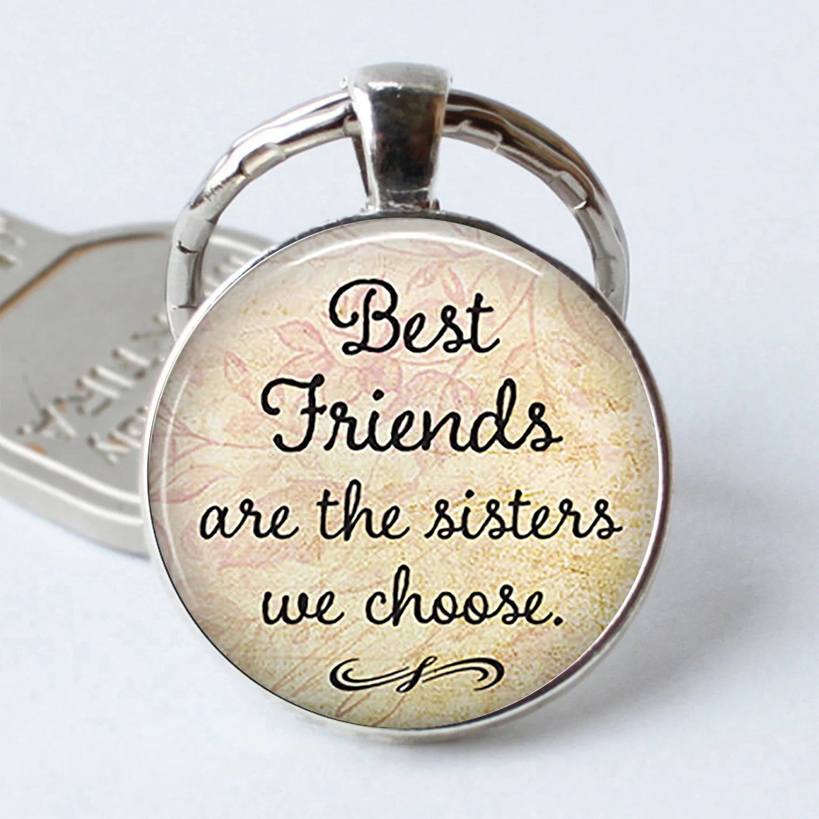 For Friends - Best Friends Are The Sisters We Choose Keychain-37bracelet