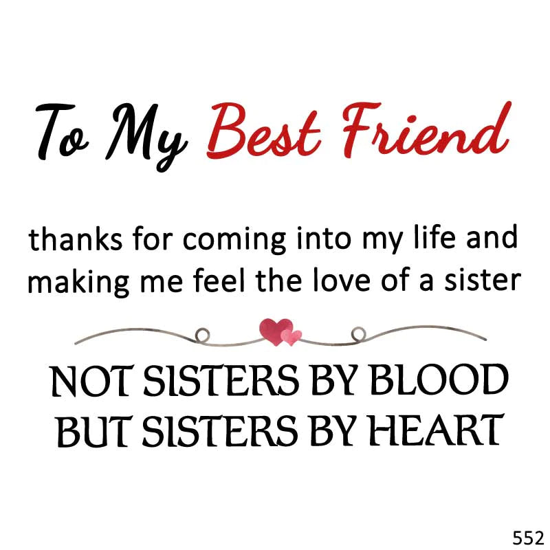 Gift Card - Not Sisters By Blood But Sisters By Heart