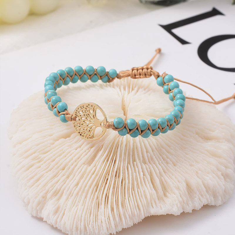 For Mother - The Mother Is The Family Root Life Tree Beads Bracelet