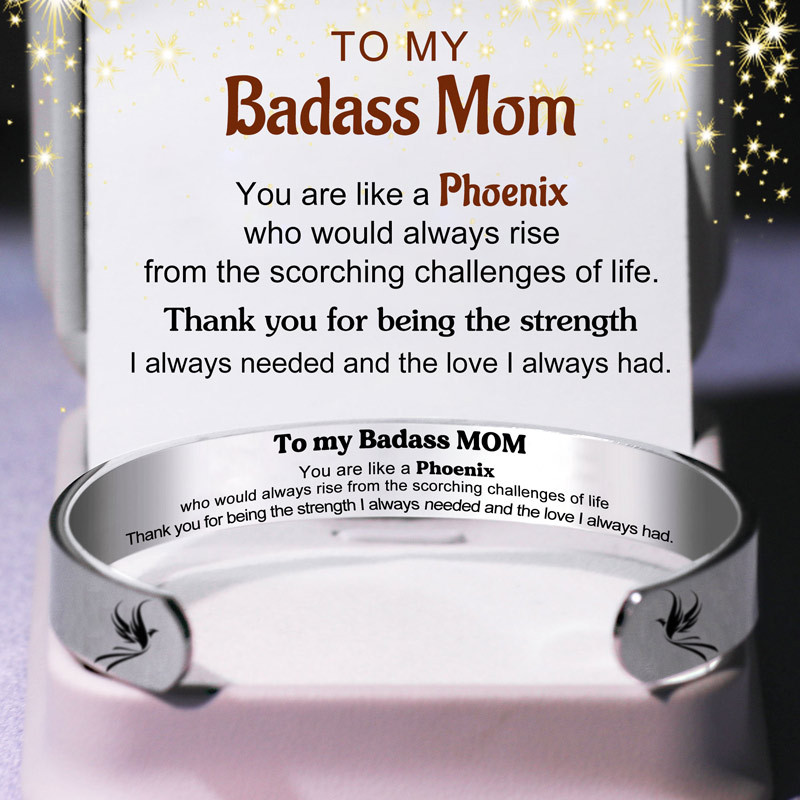 For Mother - You Are Like A Phoenix Pheonix Bold Bracelet