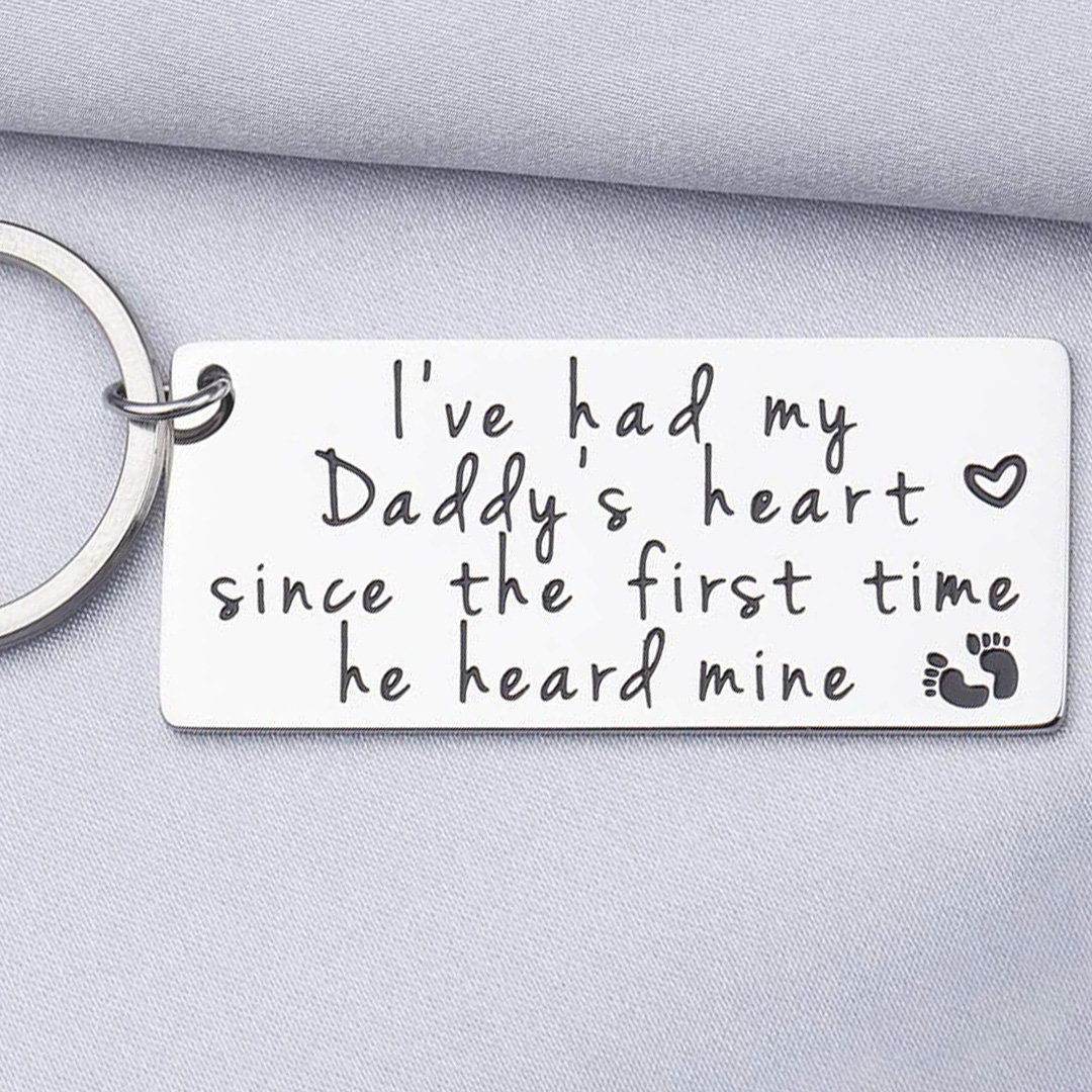 I Have Daddy's Heart Keychain