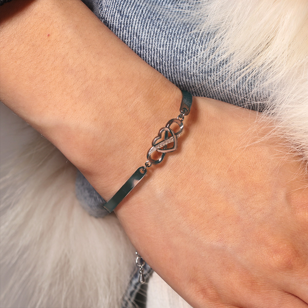 For Friend - Not Sisters By Blood But Sisters By Heart Infinity Bracelet-37bracelet